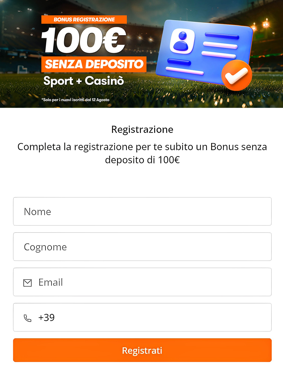 betsson Registrazione